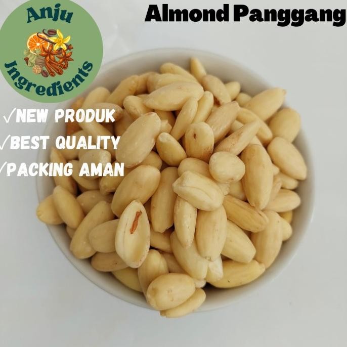 

ROASTED ALMOND BLANCHED 250GRAM/ ALMOND UTUH MATANG