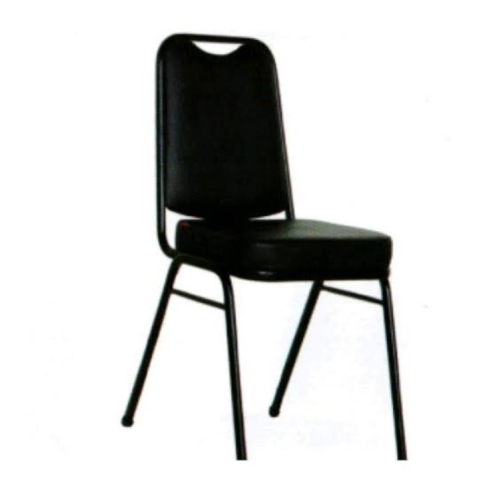 Kursi Susun Coating Hitam