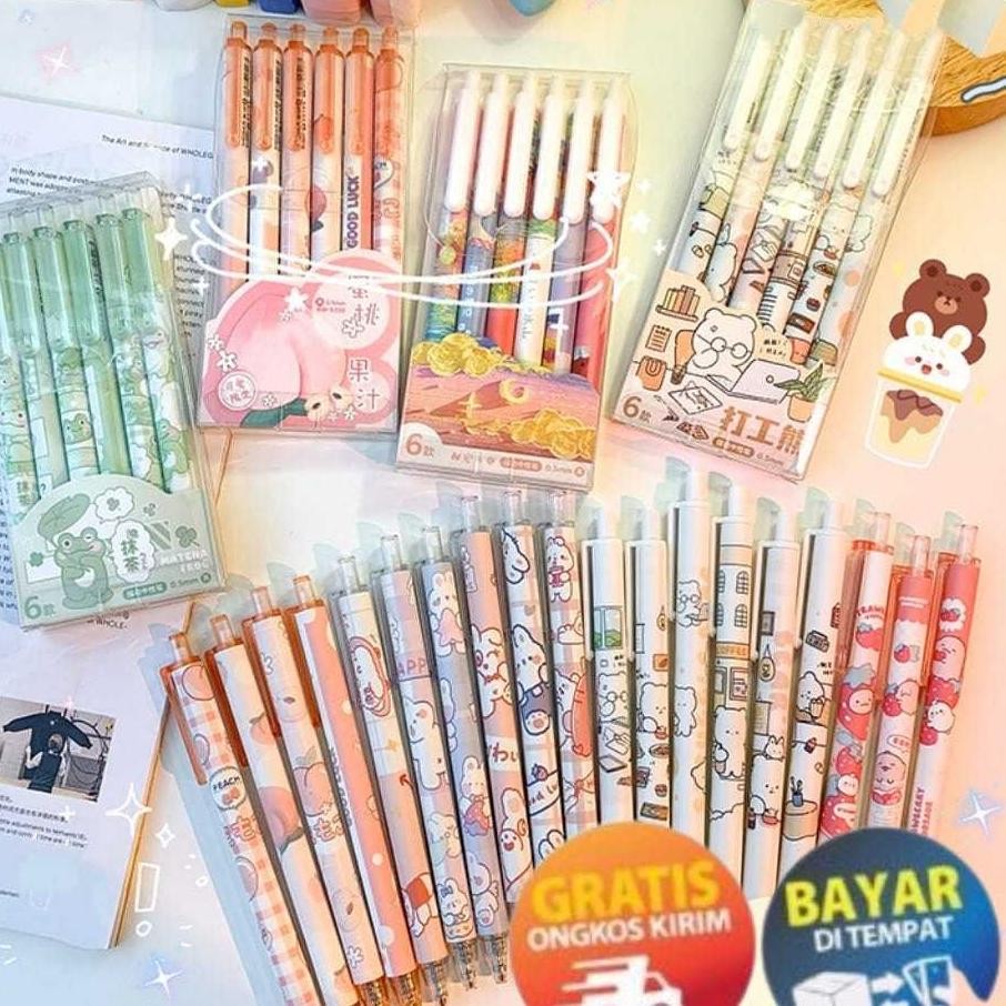 

Ado P145 1 Et Berii 6 Pul Gel Artungel Meani Pola Lucu0.55MmHitam