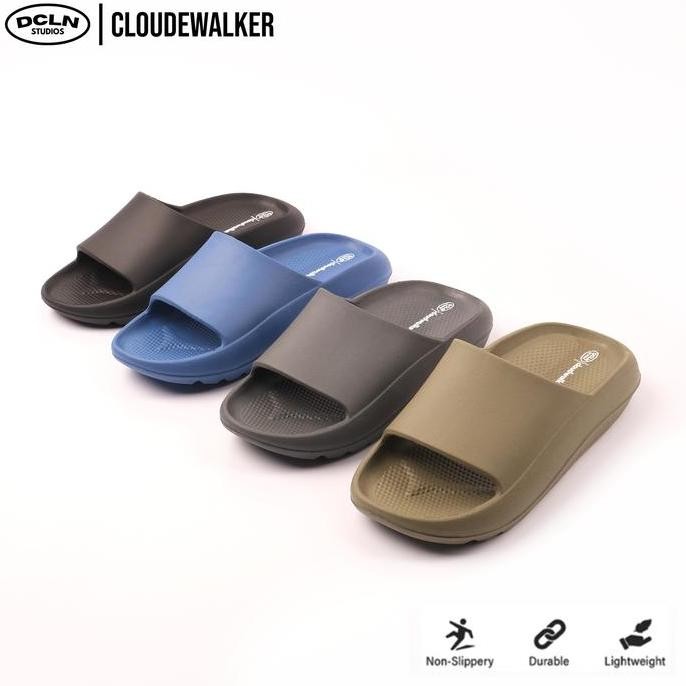 Declan Recovery Sandal Slide Pria  Cloudwalker 06-054 No Box Shoes Sendal