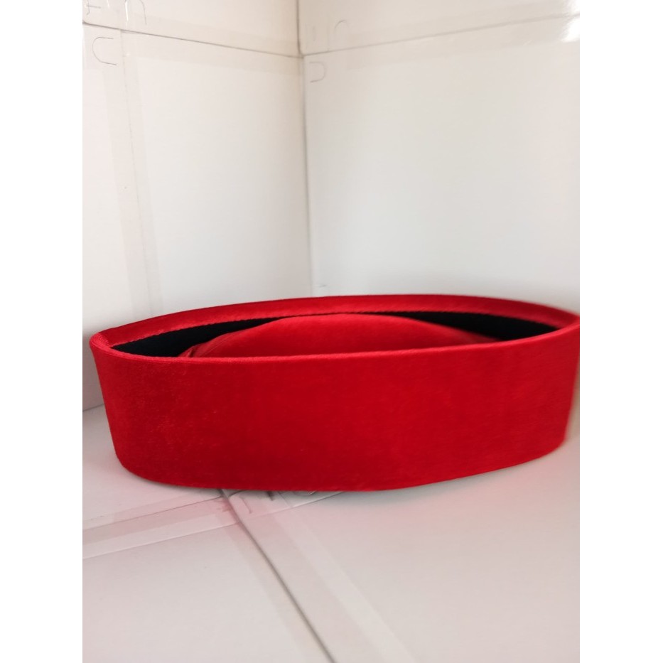 peci songkok betawi merah tinggi 7cm