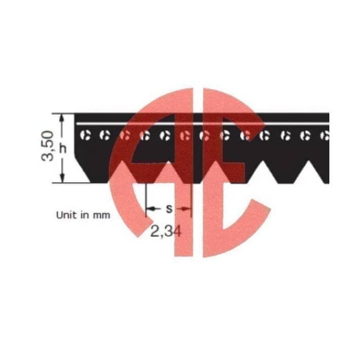 Ribbed Belt Poly Vbelt Pj 1092 Per Kp 8606