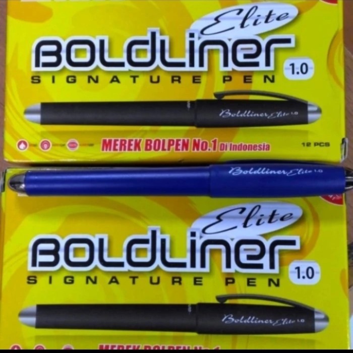 

terbaru !!! pulpen standard boldliner elite 1.0 / signature pen 0.1 ready