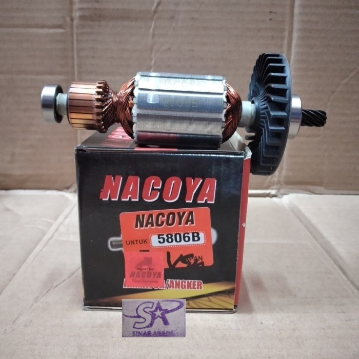 Nacoya Armature Angker 5806B Untuk Mesin Circular Saw Makita 5806 B