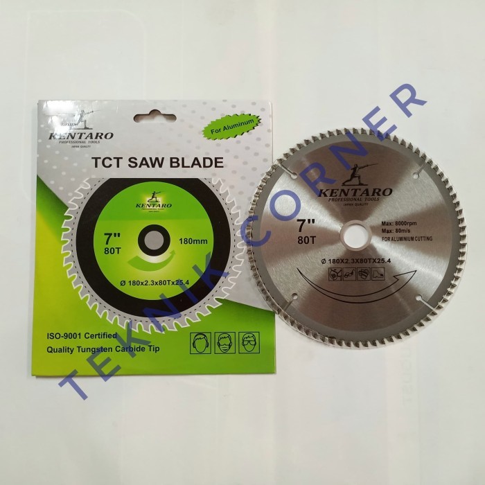 Kentaro Circular Saw Blade Tct Alumunium 7 Inch X 80T