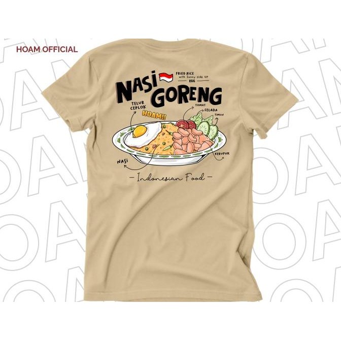 

Kaos Hoam - Indonesian Food - Nasi goreng