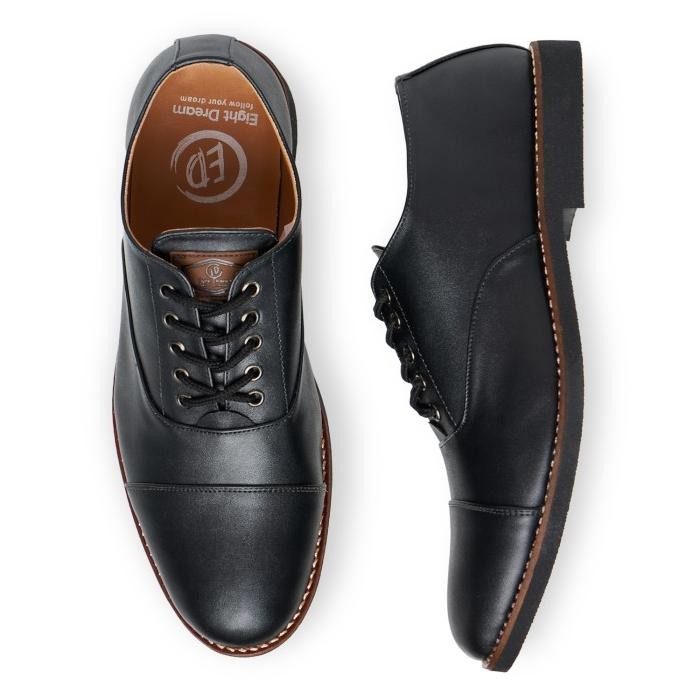 OXFORD BLACK | EIGHT DREAM | Sepatu Pantofel Pria