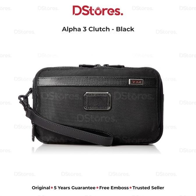 TUMI Alpha 3 Clutch - Black