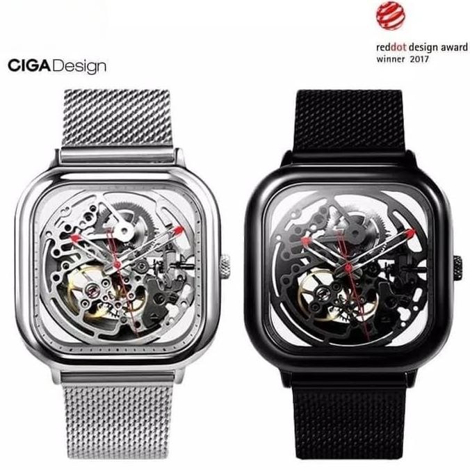 Ciga Holllow Out Design Automatic Mechanical Watch