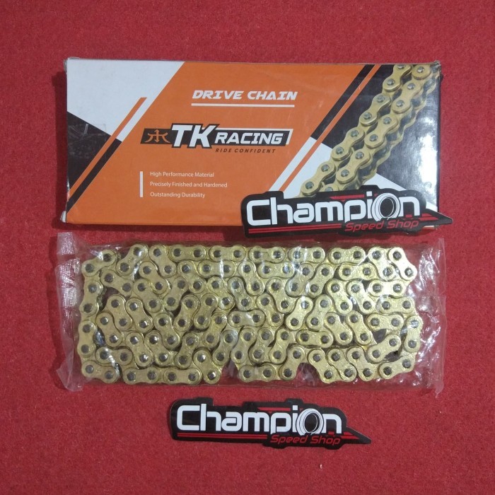 Rantai Tk Racing 428 428-130 428 - 130 428Hs-130L Gold Bright