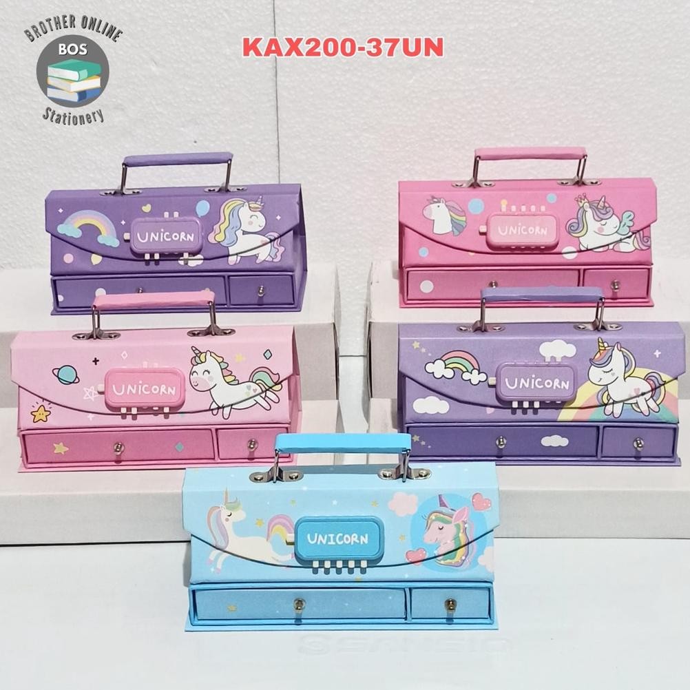 

Gc27 Bos Kotak Pensil Karton+Kode Kunci/Tempat Pensil/Pencil Case Code Pin
