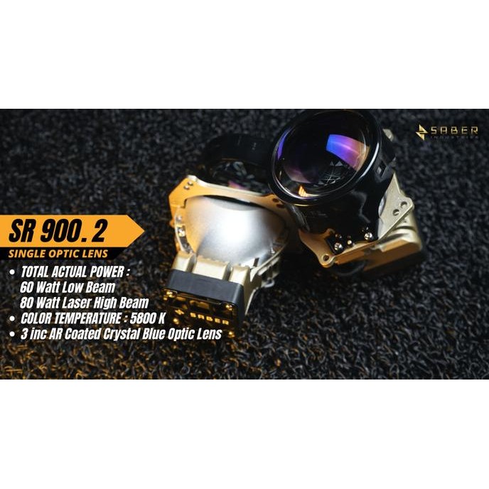 LED PROJIE PROJECTOR MOBIL LAMPU PROJECTOR HEADLAMP MOBIL SABER SR900