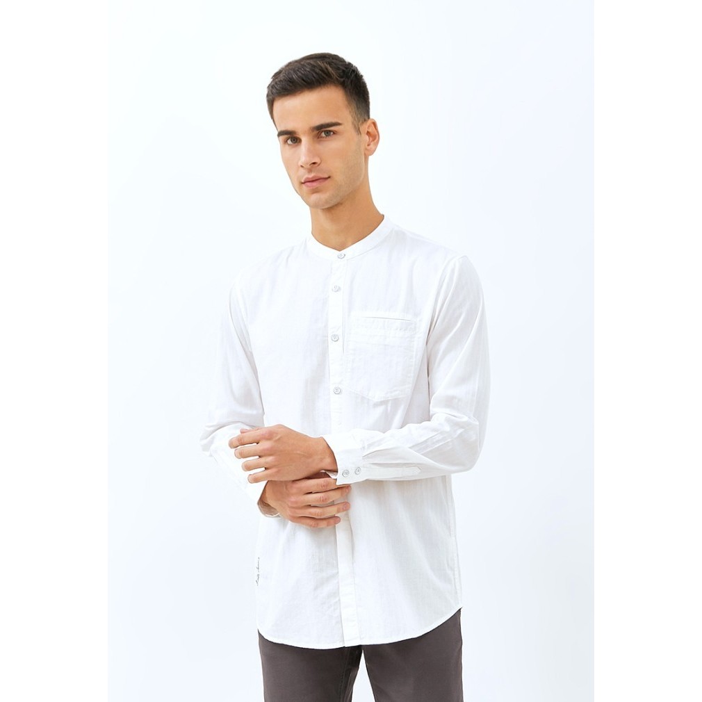 Baju Koko Pria Lengan Panjang Lois Jeans Original Kll345Wh {TerlarisBest Seller}