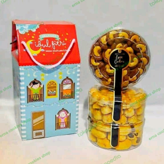 

New! Paket Hampers Lebaran 3 Toples Kue Kering Idul Fitri