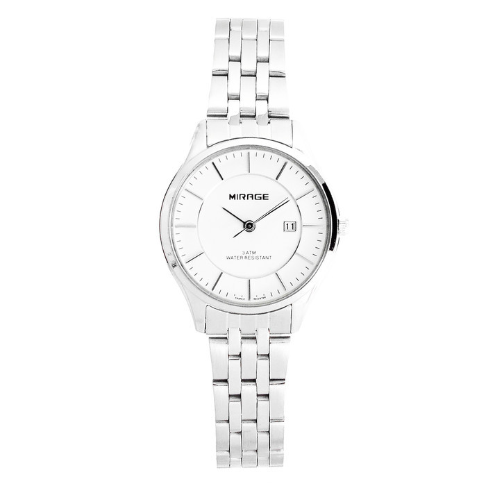 JAM TANGAN MIRAGE WANITA SILVER 8544L PP