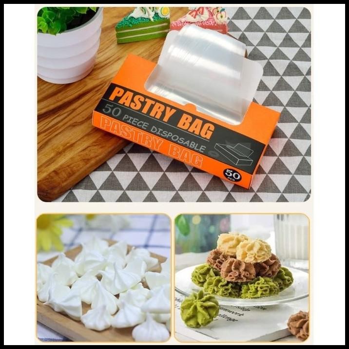 Plastik segitiga piping bag isi 50 pcs