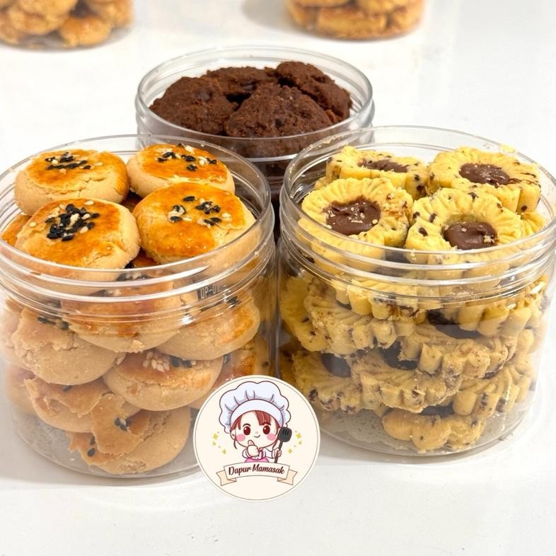 

DM - Paketan 3 Toples Kue Kering 400ml / Kue Paket Murah / Kue Paket Hari Raya Idul Fitri Ramadhan / Hari Raya Natal / Hari Raya Imlek / Paket Kue Kering Kastengel Keju / Kue Kacang Skippy / Kue Sagu Keju / Kue Coklat Nutela / Kue Coklat Chocochips