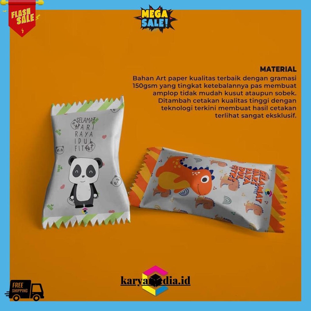 

Amplop Lebaran Viral Bentuk Permen Amplop Thr Unik Lucu Isi 10Pcs - 01 - Caldera Digital Printing Bisa Cod