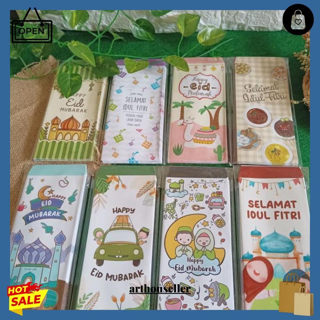 

(Isi 10 Amplop) Amplop Lebaran 2025 Termurah Banget