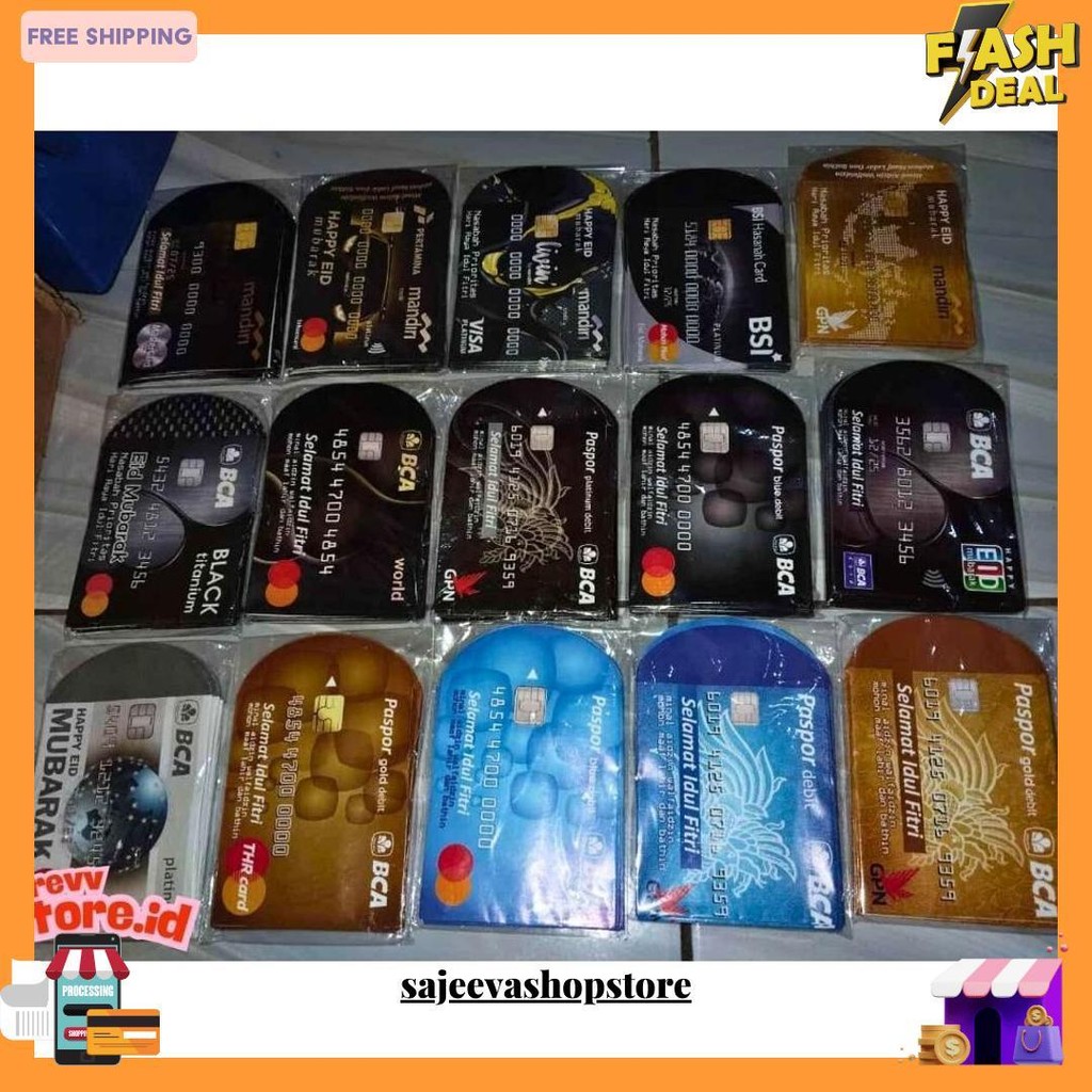 

(10 Pcs) Amplop Lebaran Motif Atm 2025 Siap Kirim