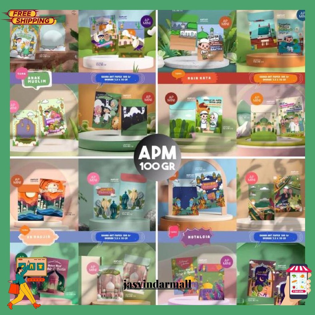 

Amplop Lebaran Edukasi (Isi100Pcs) | Amplop Edukasi | Isi 4 Desain (Sesuai Tema) | Bahan Premium Termurah Banget