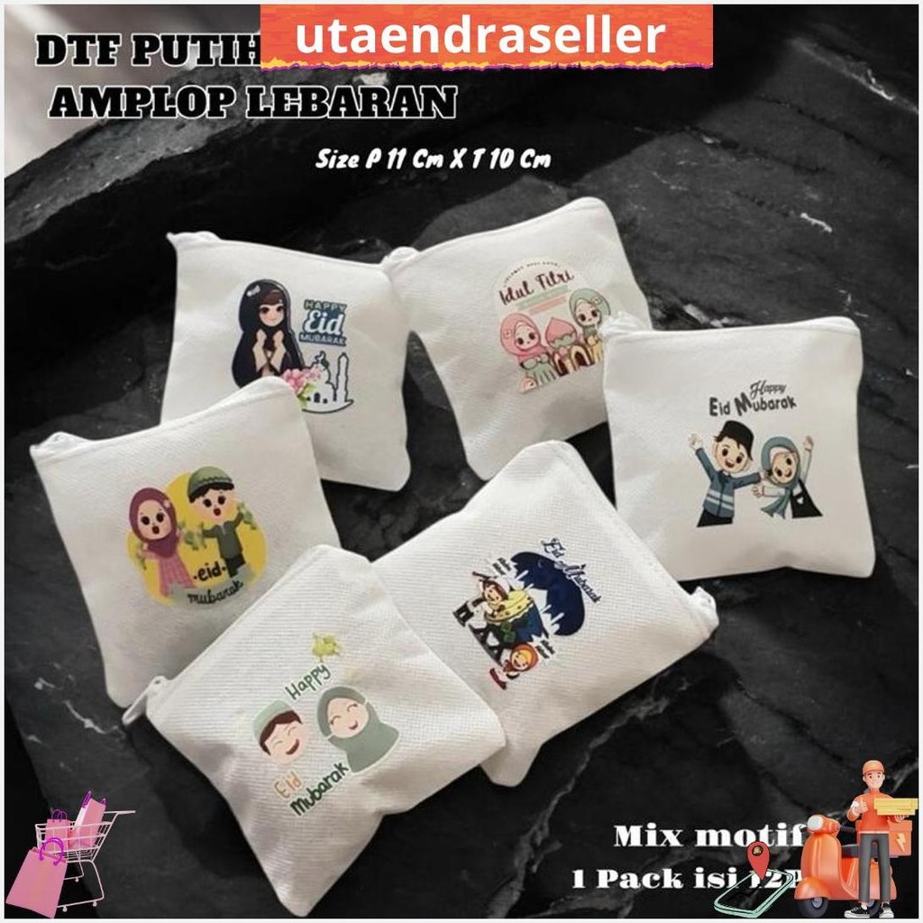 

Dtf Putih Dompet Amplop Lebaran Dtf Putih 1 Pack Isi 12Pcs Siap Kirim