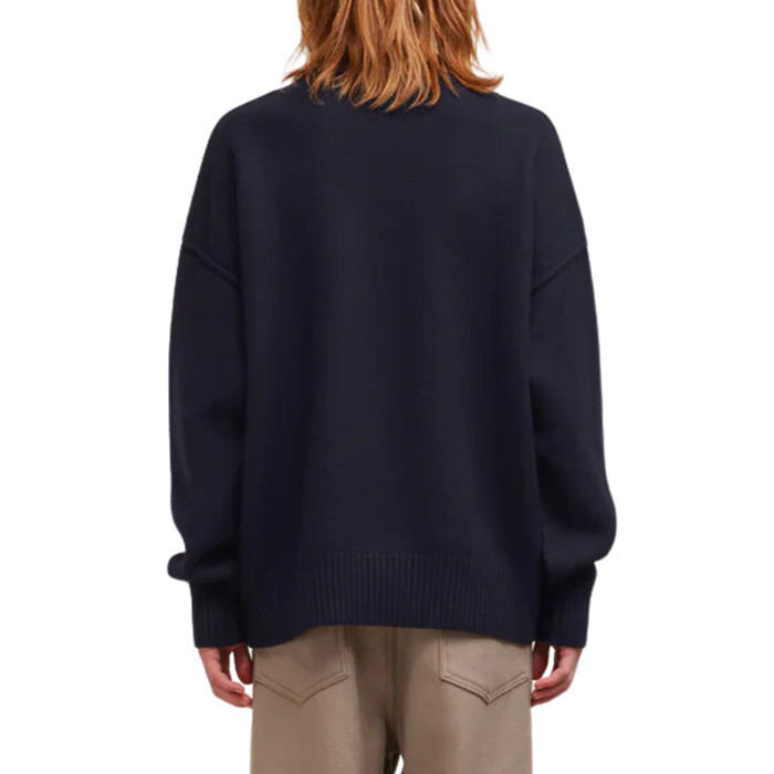 AMI PARIS BIG RED AMI DE COEUR CARDIGAN