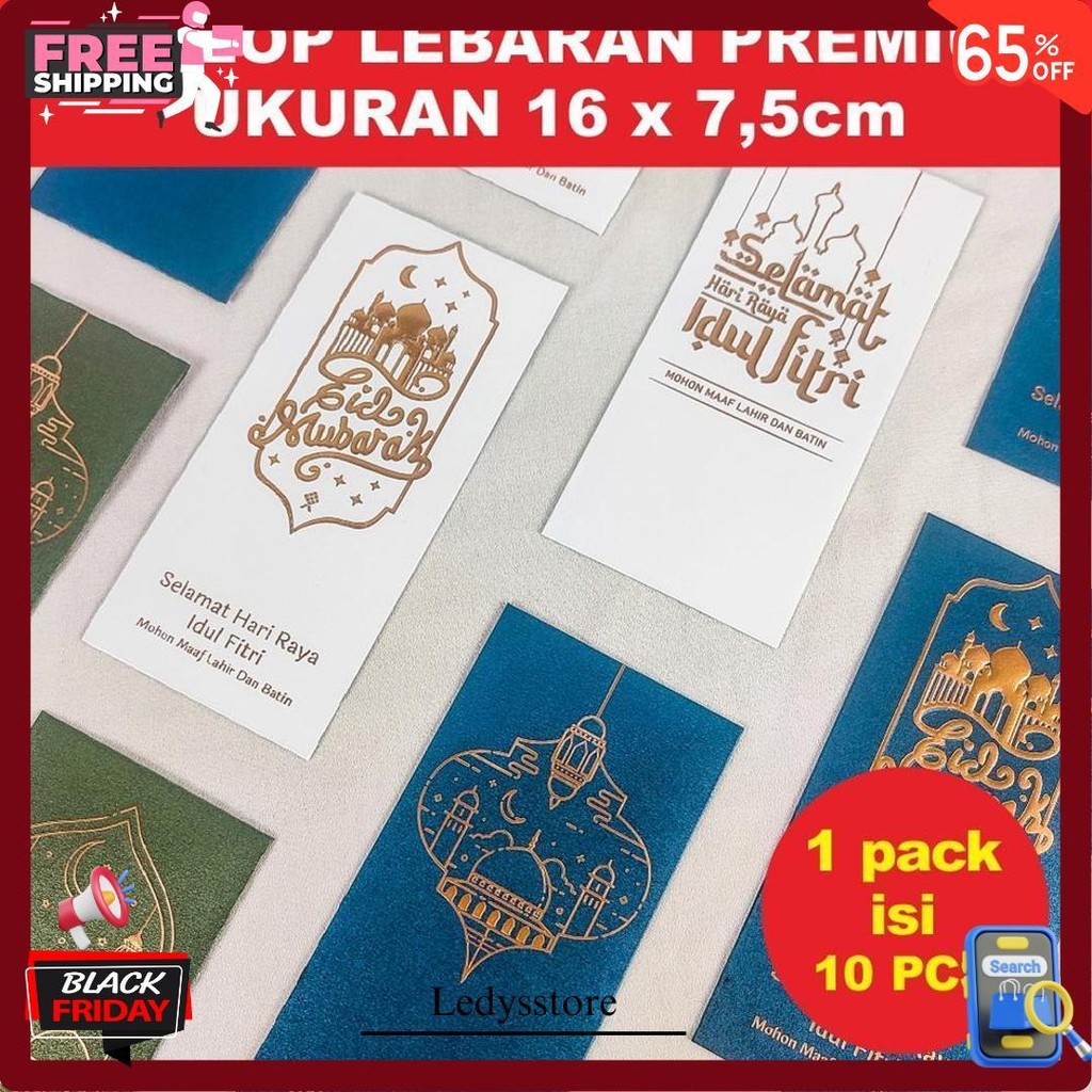 

Amplop Lebaran Idul Fitri Premium Hotprint Ukuran Besar Cod
