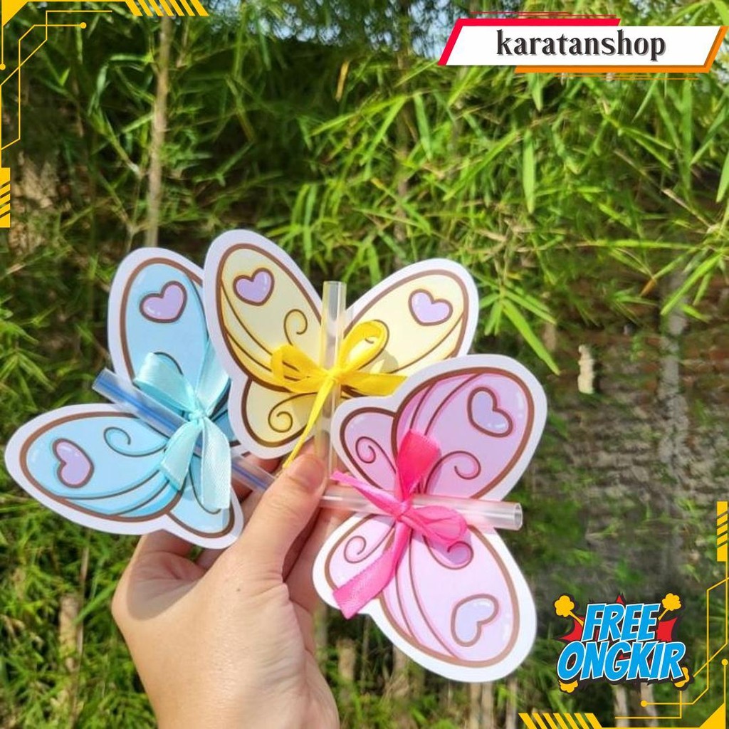 

Amplop Sedotan Kupu-Kupu / Angpau Kupu-Kupu Siap Kirim