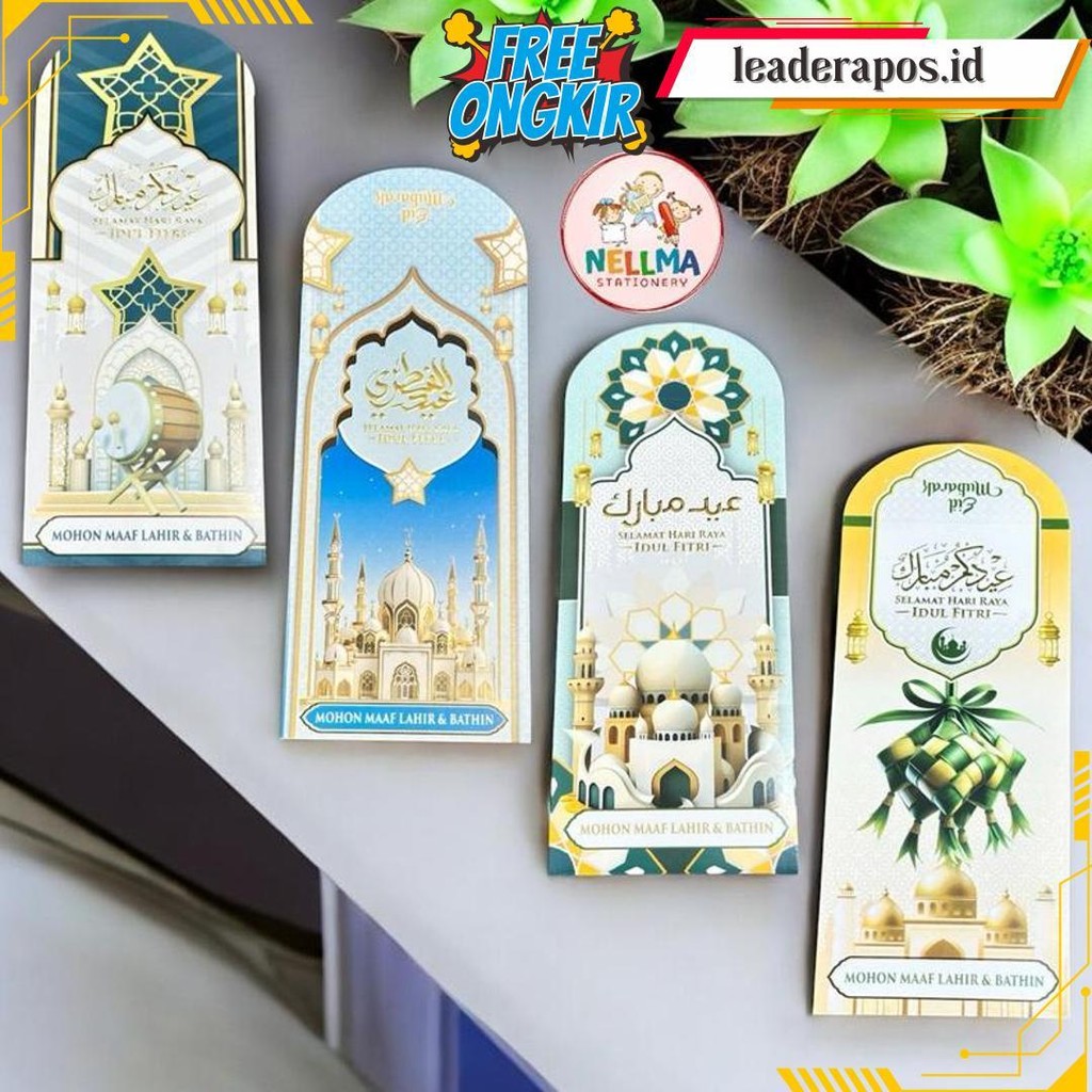

Ampau Angpau Amplop Lebaran Panjang Embos Timbul ( Isi 5 Pcs ) Model Estetik Gratis Ongkir