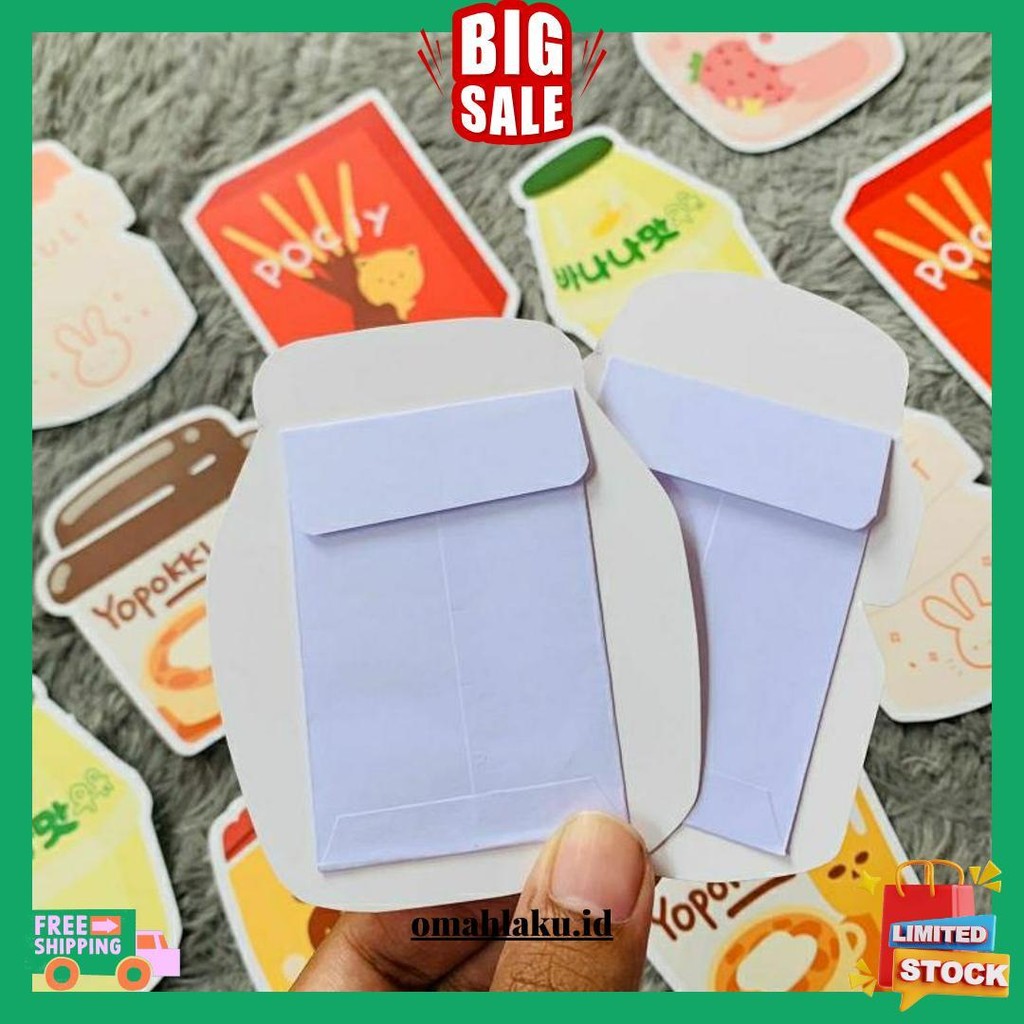 

Amplop Lebaran 3D Karakter Snack Lucu Unik Isi 10 Pcs | Amplop Snack | Amplop Lucu | Amplop Karakter Siap Kirim