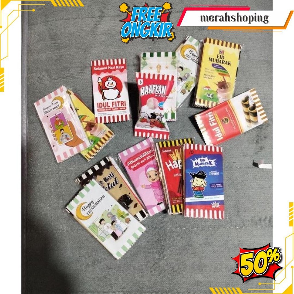 

Amplop/ Angpau Lebaran Lucu Bentuk Permen Gratis Ongkir