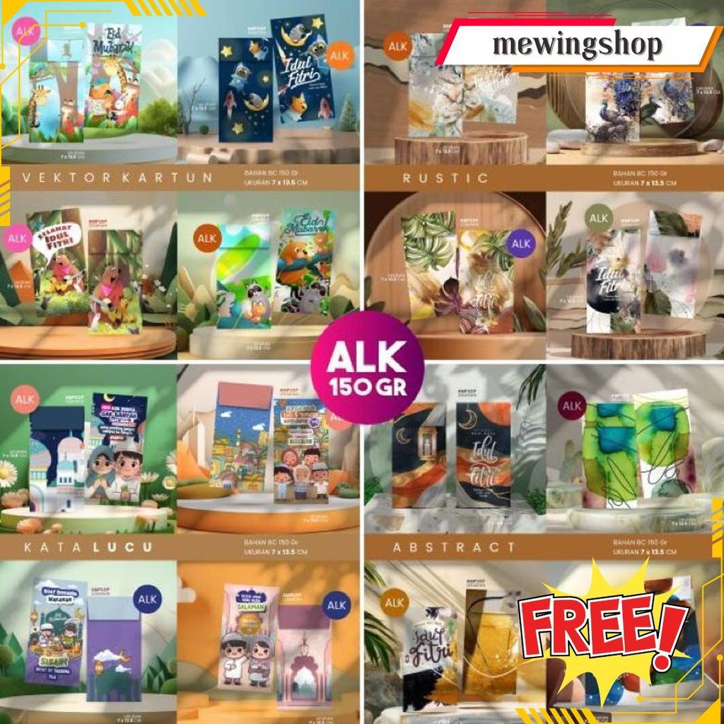 

Isi 100Pcs | Amplop Lebaran | Bahan Tebal Aster 150Gsm | Amplop Lebaran Premium | Angpao Lebaran Cod