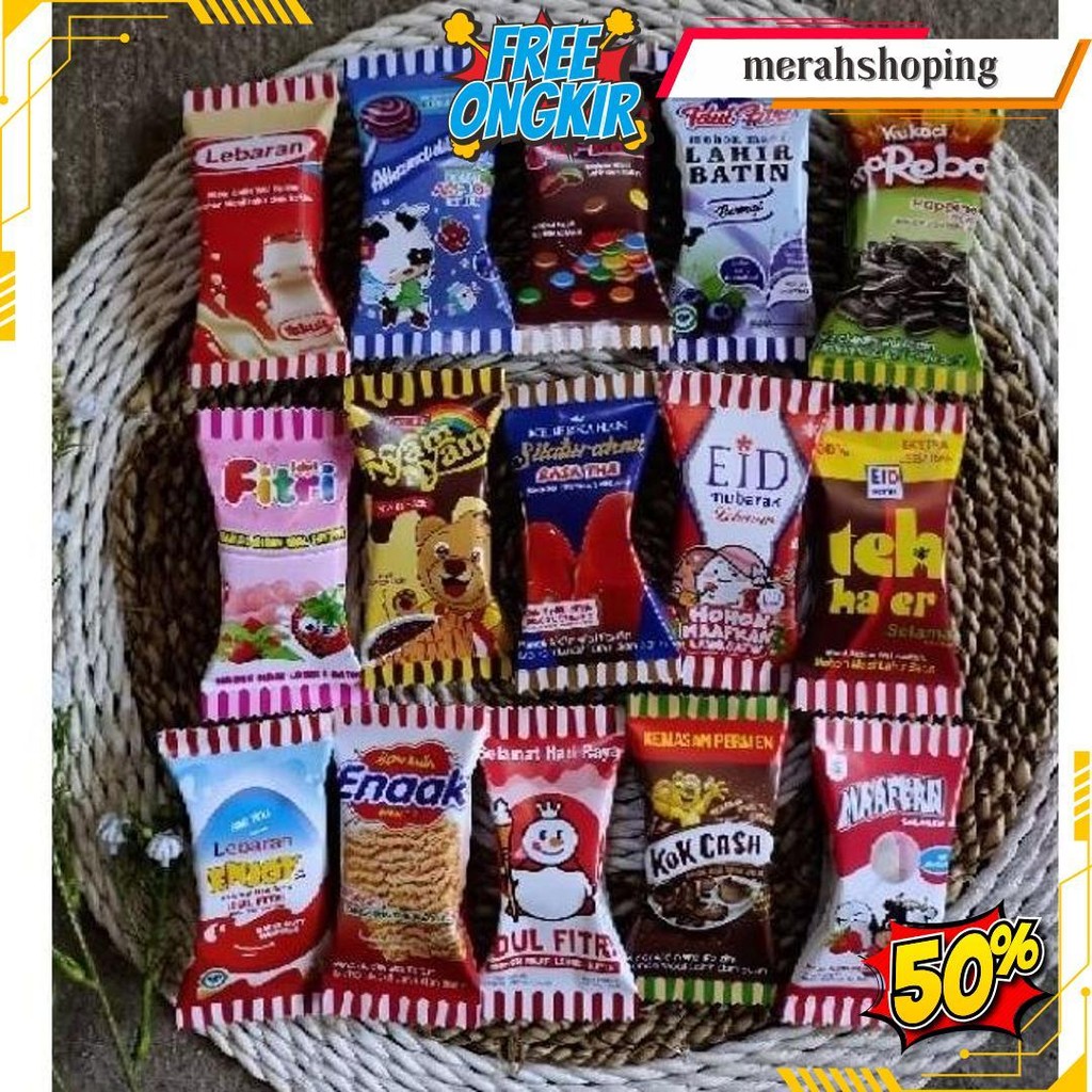 

(15Pcs) Amplop Permen Premium Idul Fitri Terlaris