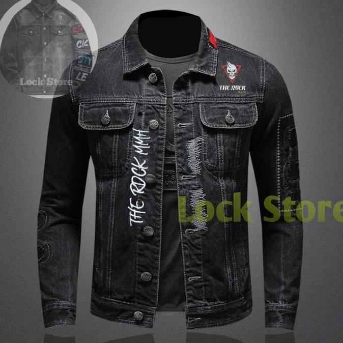 Promo Jaket Jeans Denim Zigzag Rddk