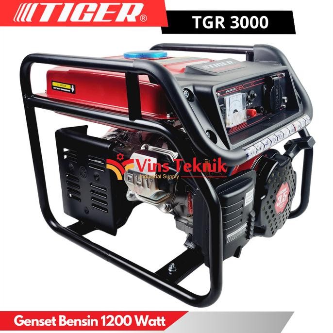 TIGER TGR3000 Genarator Set Genset 4TAK Genset Bensin 1200Watt