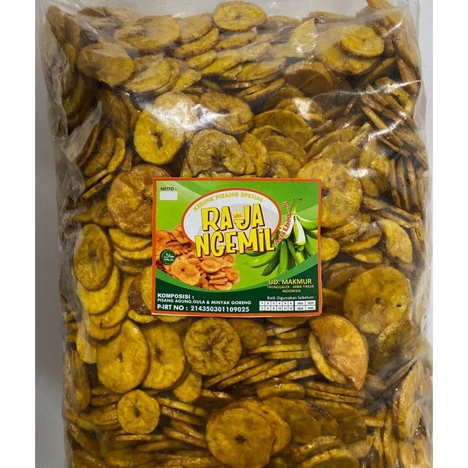 

CUCI GUDANG Keripik Pisang Spesial Raja Ngemil 250gram Kripik Pisang Agewan Kripik Pisang Karamel