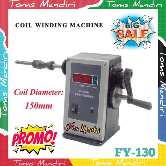 winding machine coil 150mm alat gulung dinamo kawat digital