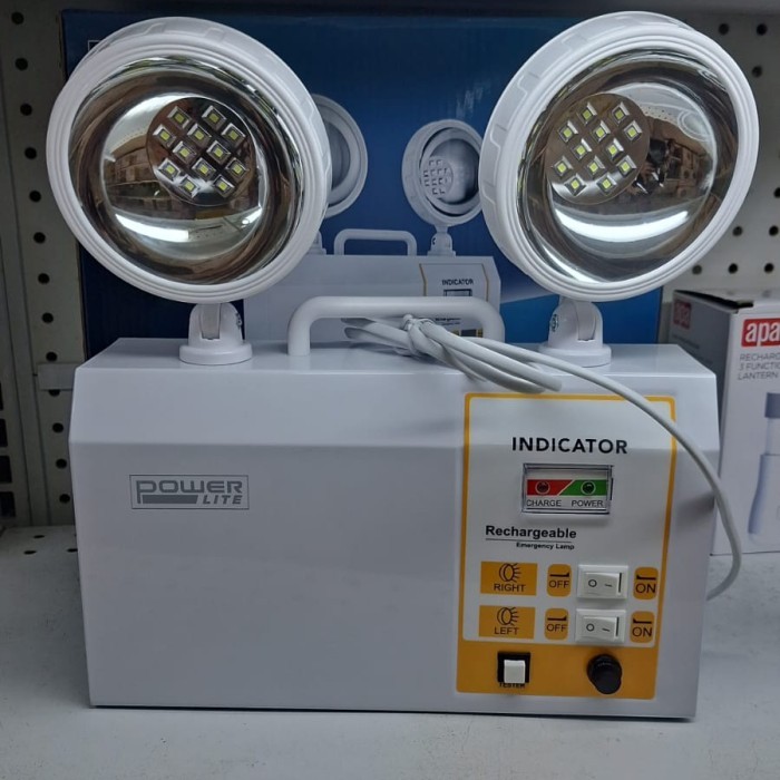 Krisbow Lampu Darurat/ Emergency Lamp otomatis nyala saat listrik mati