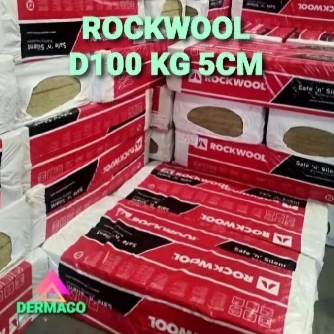 ROCKWOOL D100 KG 5CM / BUSA PEREDAM SUARA ROCKWOOL / PEREDAM SUARA