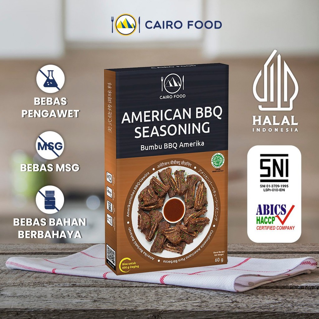 

Bumbu American BBQ Non MSG - Cairo Food