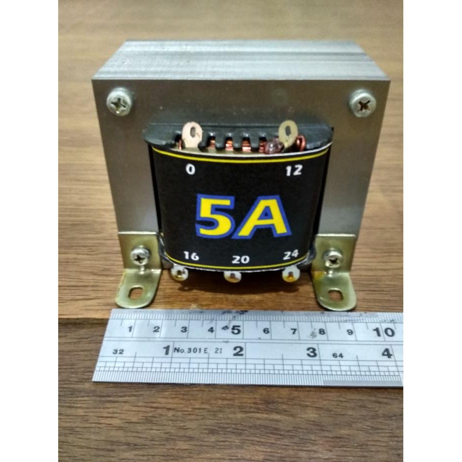 TRAFO 5A / 5Ampere 24V NON CT MURNI 100% (NAYAKA SUPER) trafo cas aki
