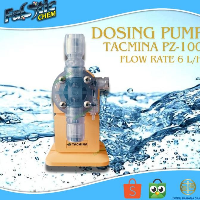 Pompa Dosing Selenoid Metering Dosing Pump Tacmina Pz-100 Vtcf Berkualitas