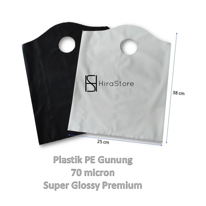 

Plastik Pe Gunung 25X38 Super Glossy Bahan Tebal 70 Micron