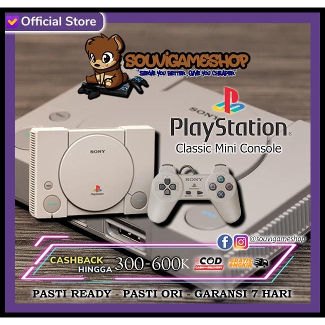 Terlaris Cuci Gudang  Playstation One / Ps 1 / Ps One Classic Mini Console Good Quality
