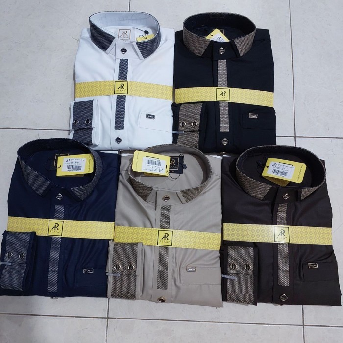Jubah / Gamis Alraz Kombinasi Manset Al Raz Premium