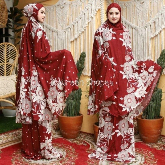 Mukena dewasa Mukena jumbo Bali Mukena Bali Motif