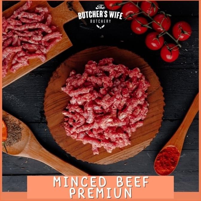 

DAGING GILING PREMIUM/ MINCED BEEF PREMIUM @1KG FROZEN alum