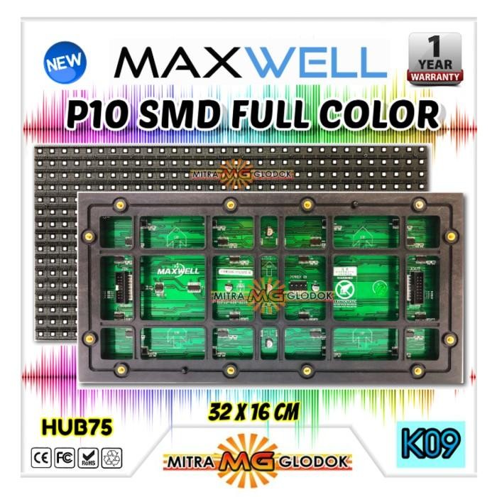 PANEL P10 SMD RGB MODUL PANEL OUTDOOR - LED DISPLAY FULL COLOR - K9