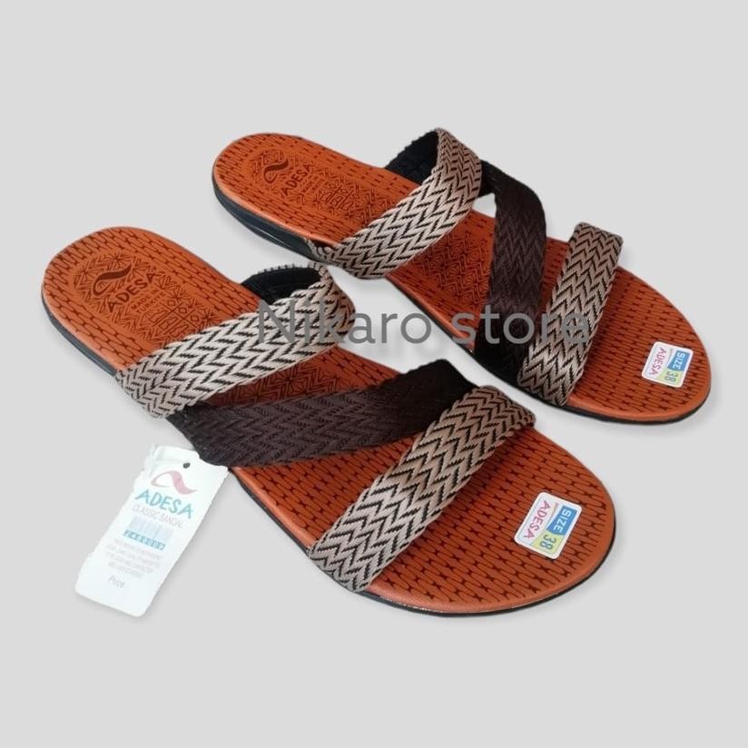 TERLARIS Sandal Wanita Turki Model Slempang | Sandal Wanita Adesa Terbaru Murah Berkualitas Premium